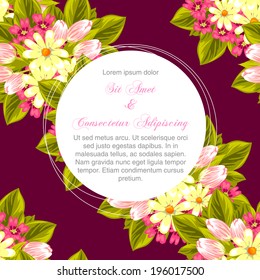 Wedding invitation cards with floral elements.