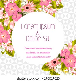 Wedding invitation cards with floral elements.