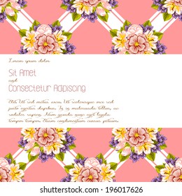 Wedding invitation cards with floral elements.