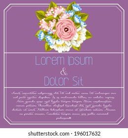 Wedding invitation cards with floral elements.