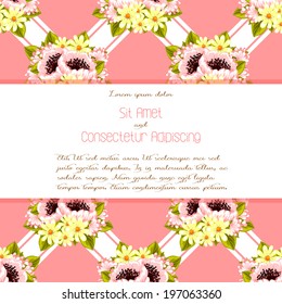 Wedding invitation cards with floral elements.