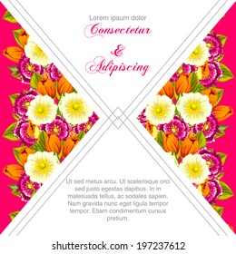 Wedding invitation cards with floral elements.