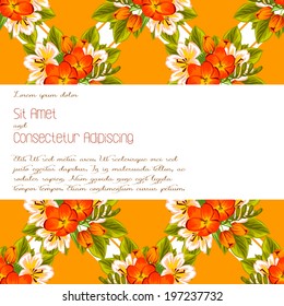Wedding invitation cards with floral elements.