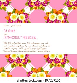 Wedding invitation cards with floral elements.