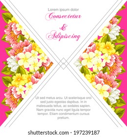 Wedding invitation cards with floral elements.