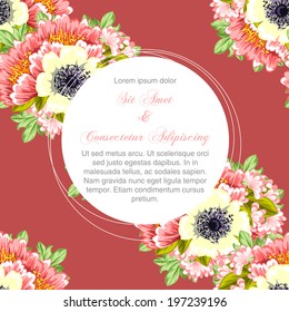 Wedding invitation cards with floral elements.