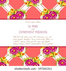 Wedding invitation cards with floral elements.