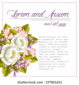 Wedding invitation cards with floral elements.