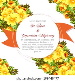 Wedding invitation cards with floral elements.
