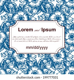 Wedding invitation cards with floral elements.