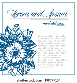 Wedding invitation cards with floral elements.