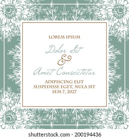 Wedding invitation cards with floral elements.