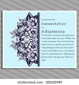 Wedding invitation cards with floral elements.