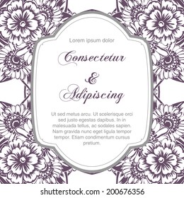 Wedding invitation cards with floral elements.
