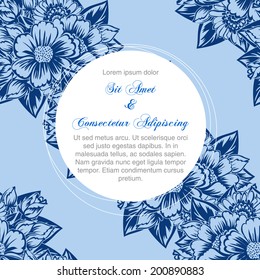 Wedding invitation cards with floral elements.