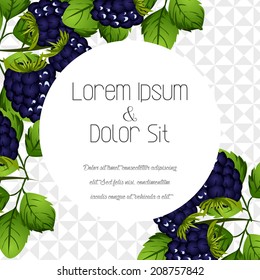 Wedding invitation cards with floral elements