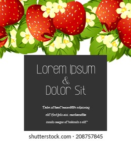 Wedding invitation cards with floral elements