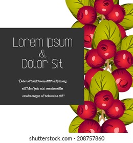 Wedding invitation cards with floral elements