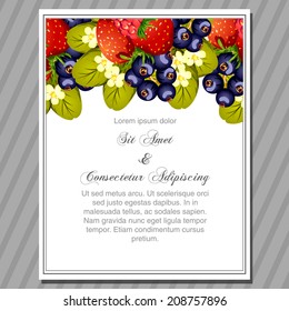 Wedding invitation cards with floral elements Wedding invitation cards with floral elements