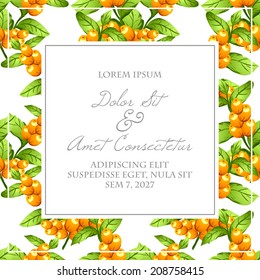 Wedding invitation cards with floral elements