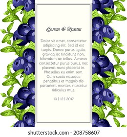 Wedding invitation cards with floral elements