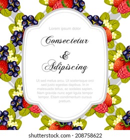 Wedding invitation cards with floral elements
