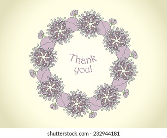 Wedding invitation cards with floral elements. Vector cards design. Wedding invitation, save the date. Vintage labels. Hand drawn floral ornaments. 