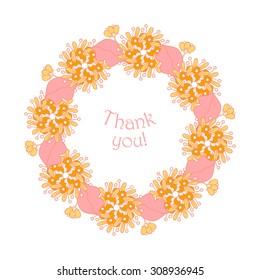 Wedding invitation cards with floral elements. Vector cards design. Wedding invitation, save the date. Vintage labels. Hand drawn floral ornaments. 