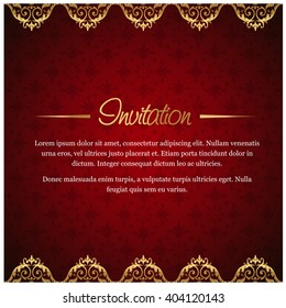 Wedding invitation cards with floral elements.