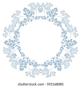 Wedding invitation cards with floral elements