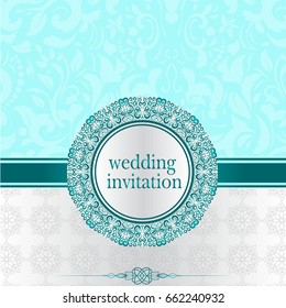 Wedding invitation cards with floral elements.