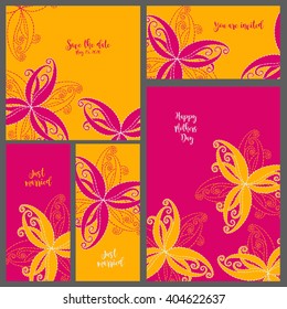 Wedding invitation. Collection cards.