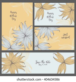 Wedding invitation. Collection cards.