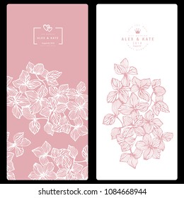 Wedding invitation. Collection templates cards.