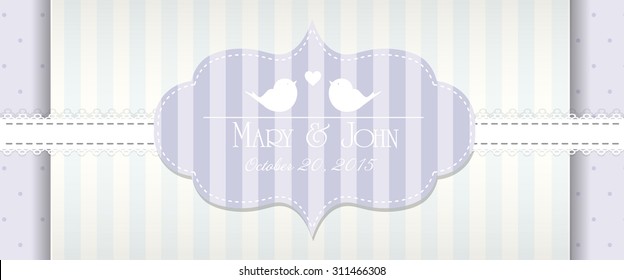 wedding invitation. congratulation card