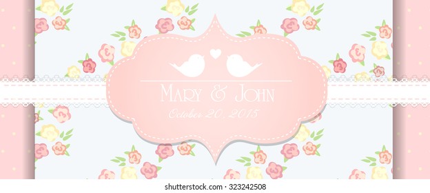 wedding invitation. congratulation card
