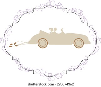 wedding invitation couple