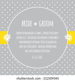 Wedding invitation "Daisies"
