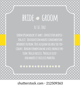 Wedding invitation "Daisies"