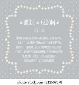 Wedding invitation "Daisies"
