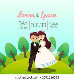 Wedding invitation design