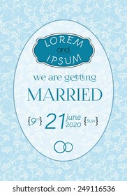Wedding invitation design