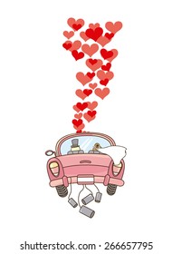 wedding invitation design, vector illustration eps10 graphic 