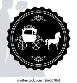 wedding invitation design, vector illustration eps10 graphic 