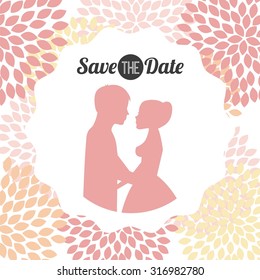 wedding invitation design, vector illustration eps10 graphic 