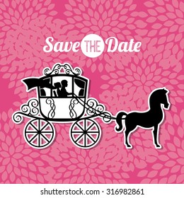 wedding invitation design, vector illustration eps10 graphic 
