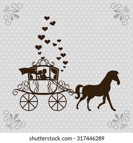 wedding invitation design, vector illustration eps10 graphic 