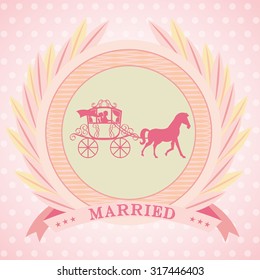 wedding invitation design, vector illustration eps10 graphic 