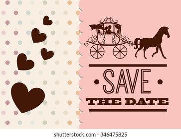 wedding invitation design, vector illustration eps10 graphic 