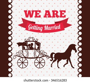 wedding invitation design, vector illustration eps10 graphic 